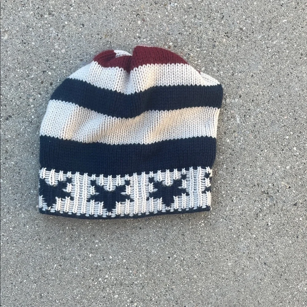 Striped Knit Beanie for Kids